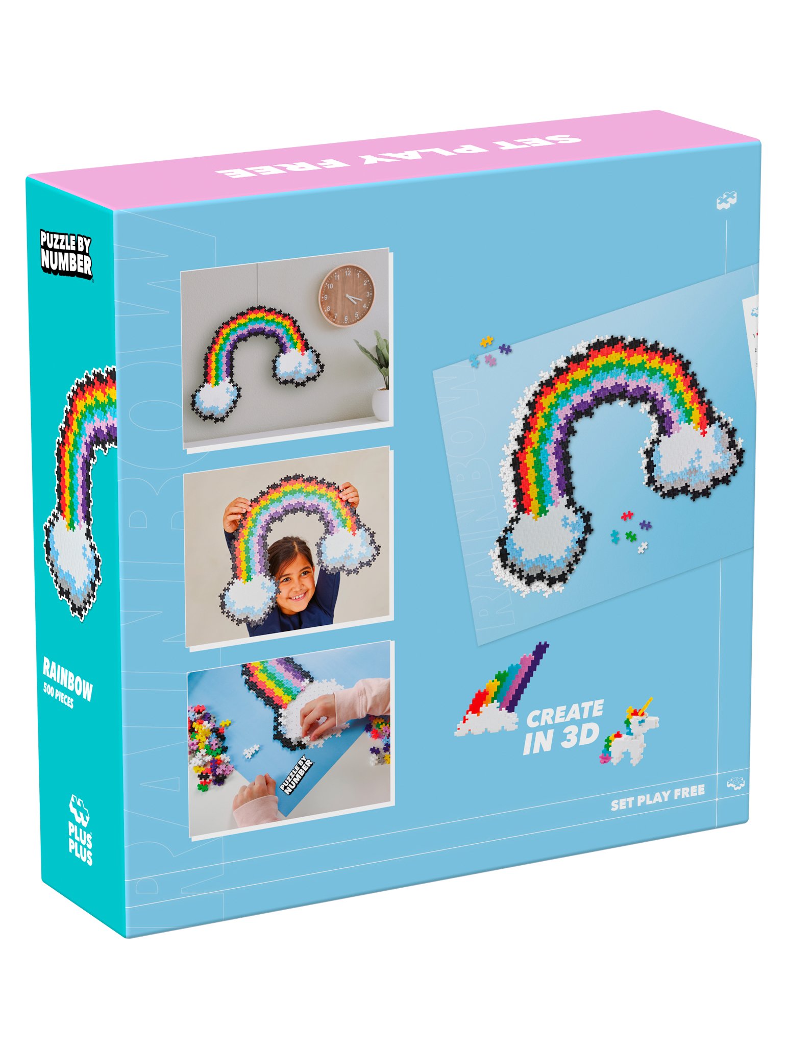 Puzzle By Number - Rainbow